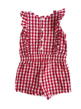 Load image into Gallery viewer, Teeny weeny gingham romper (2Y)
