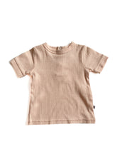 Load image into Gallery viewer, Teeny weeny ribbed T-shirt (0-3M)
