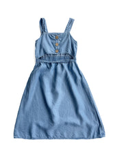 Load image into Gallery viewer, Zara open back chambray dress (7Y)
