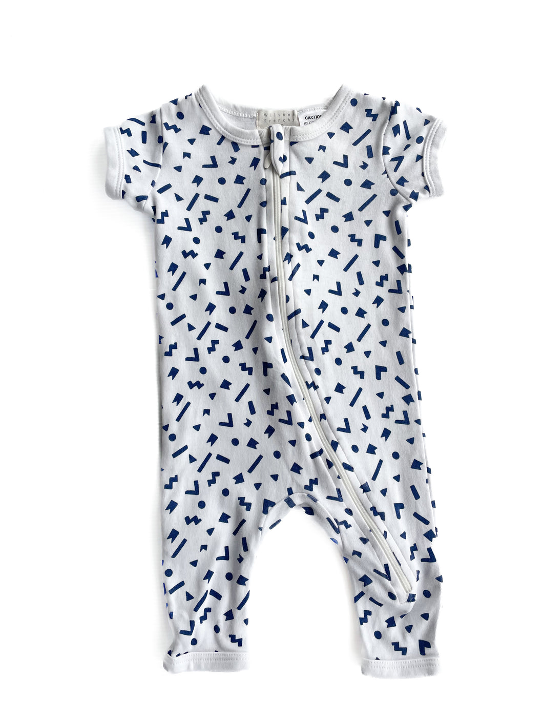 Wilson & frenchy short sleeve onesie (0-3M)