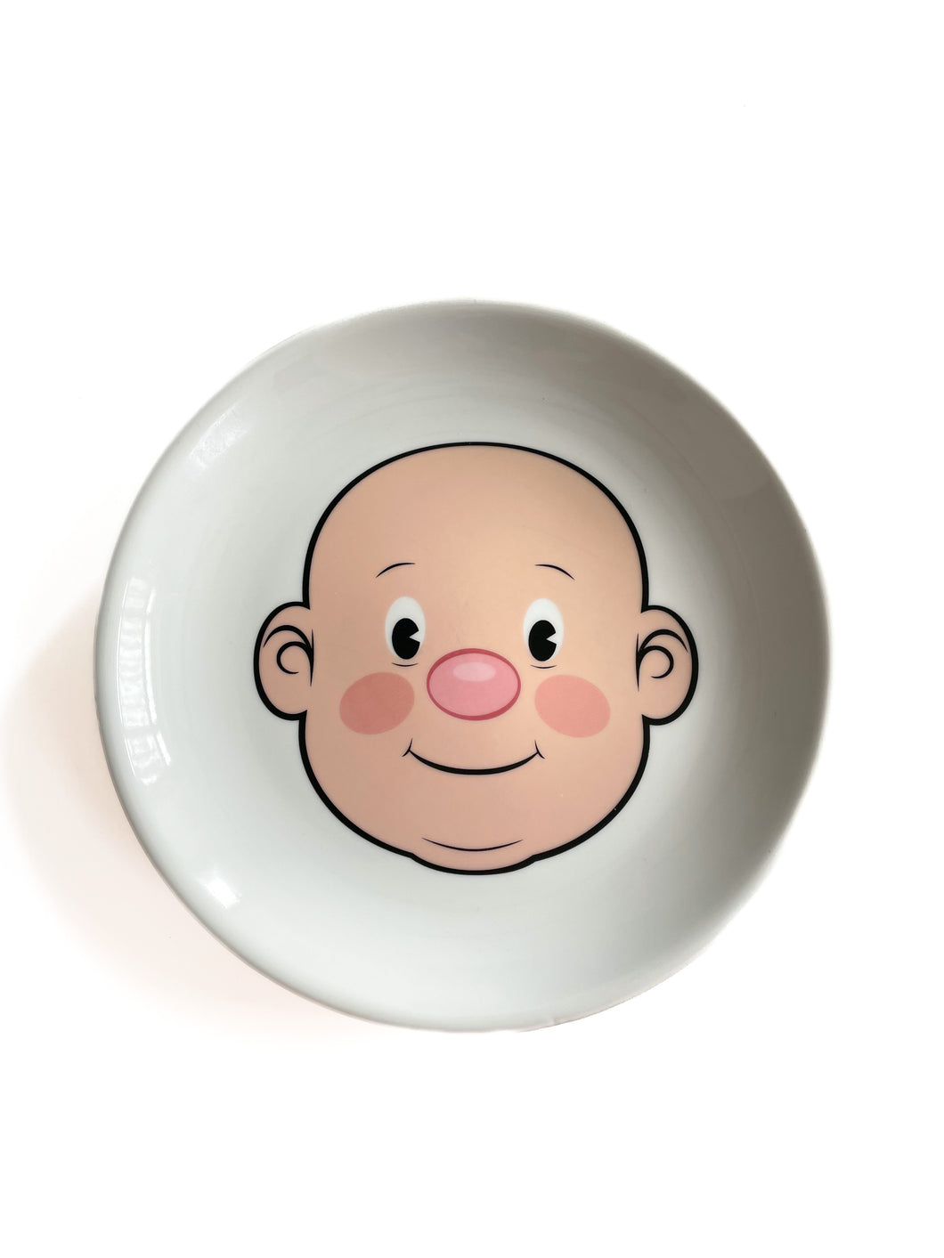 Fred Food face ceranimc plate
