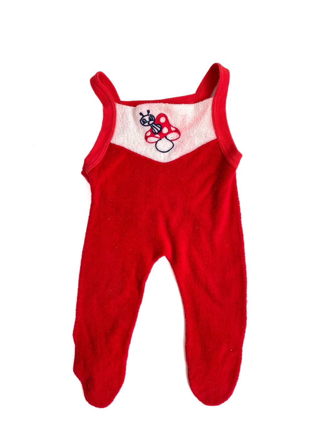 Vintage toweling romper