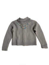 Load image into Gallery viewer, Embroidered detail knit cardigan (9-12/1Y)
