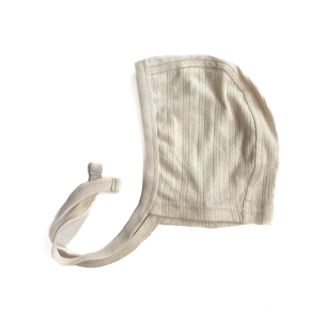 Jamie Kay pointelle bonnet (6-12M)