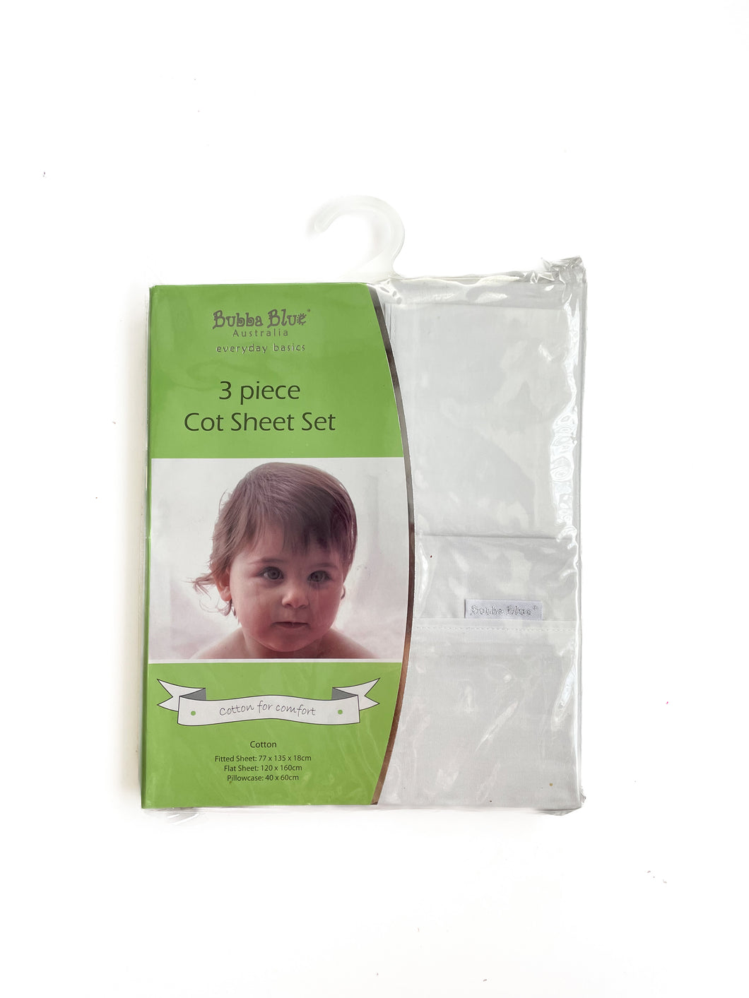 3 piece cot sheet set NEW