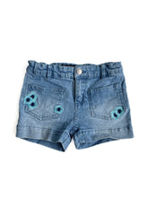 Load image into Gallery viewer, Cotton on embroided denim shorts
