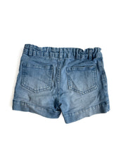 Load image into Gallery viewer, Cotton on embroided denim shorts
