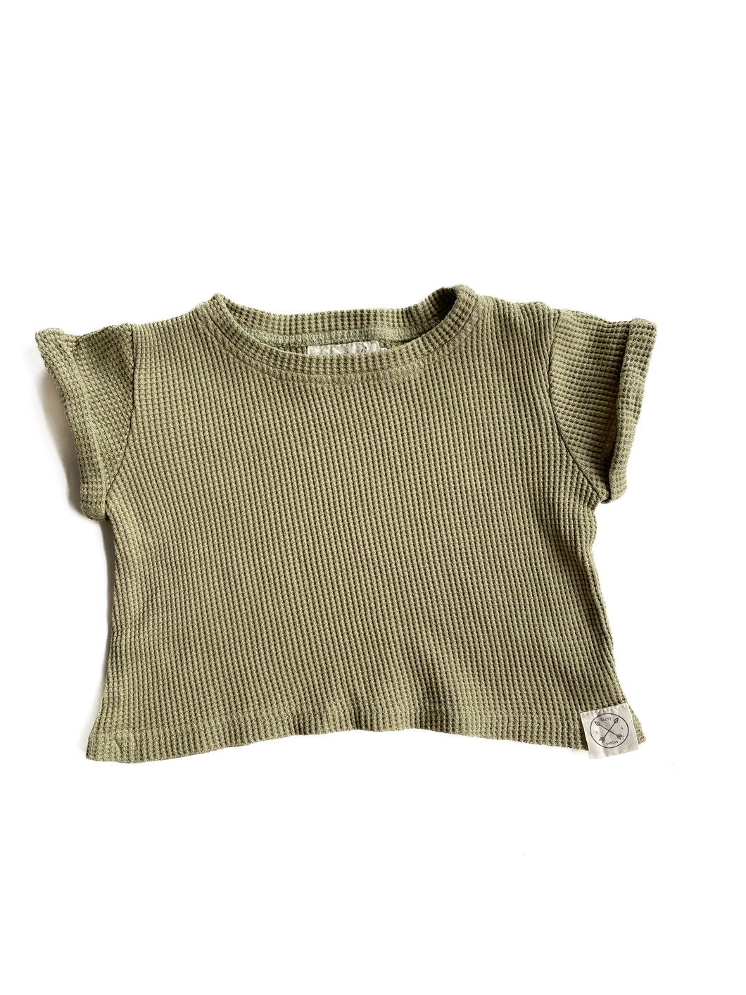 Salty shreds waffle T-shirt (3-6M)