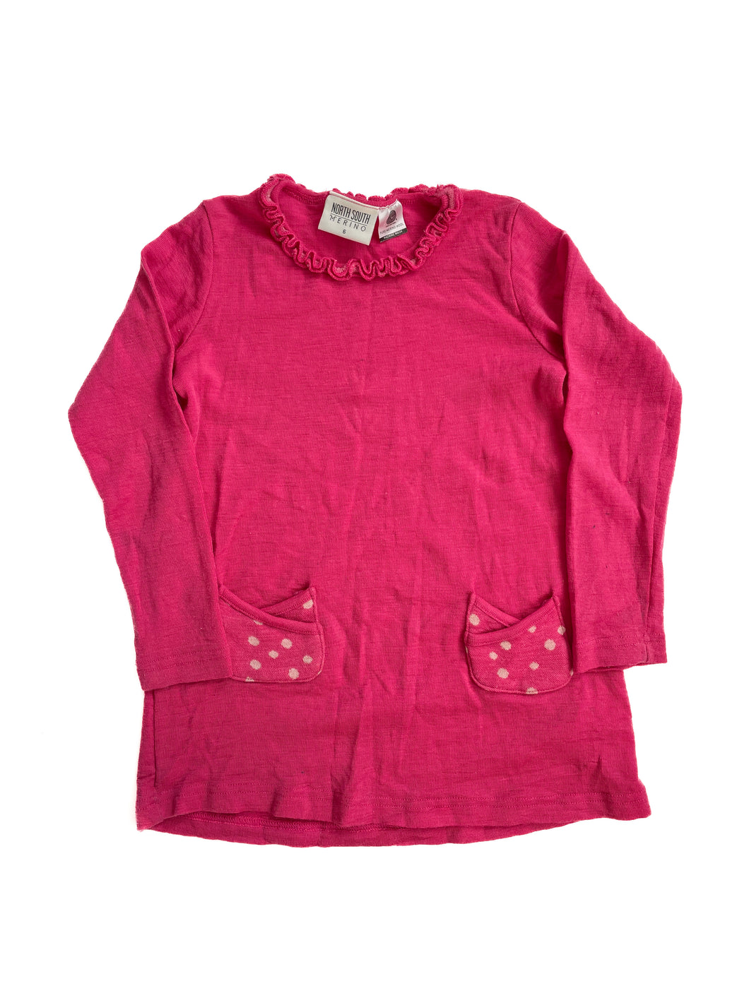 North south merino dress (6Y)