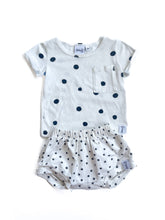 Load image into Gallery viewer, Booby G T-shirt and romper set (0-3M)
