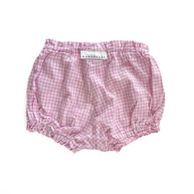 Load image into Gallery viewer, Pink gingham bloomers (3-6M)
