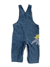 Load image into Gallery viewer, Mark &amp; spencers dinosaur overalls (9-12M)
