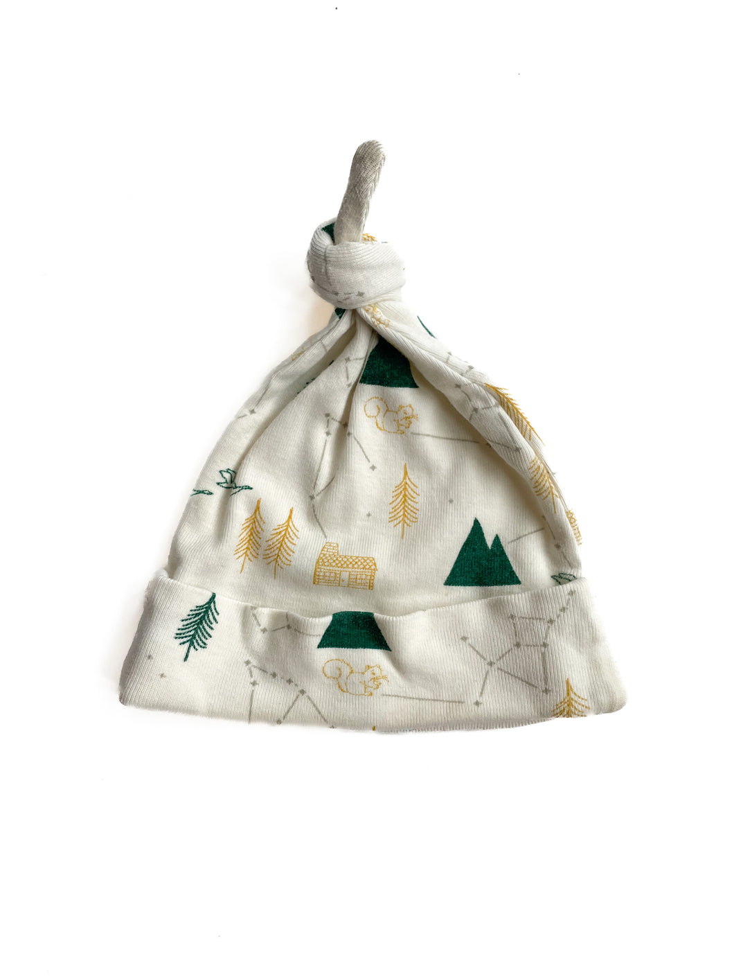 Nature baby beanie (6-12M)